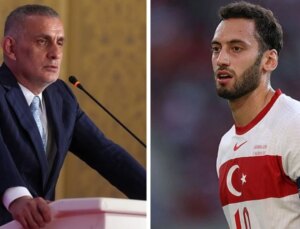 TFF Başkanı Hacıosmanoğlu, Hakan Çalhanoğlu’nun kullandığı söze takıldı: Bir grubun kaptanı bunu demez