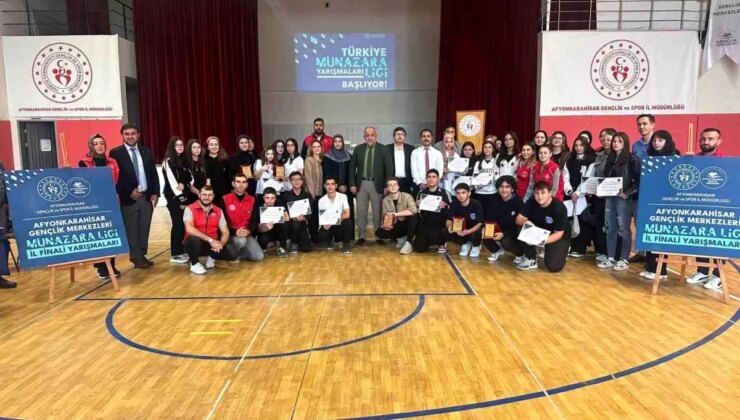 Afyonkarahisar’da Türkiye Münazara Yarışları’nın Vilayet Finali Coşkuyla Tamamlandı