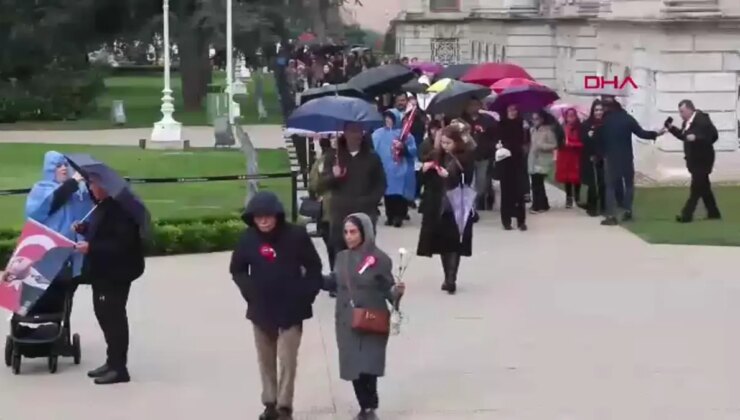Atatürk’ün 86. Mevt Yıldönümünde Dolmabahçe’de Anma Merasimi
