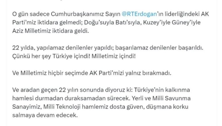 Bakan Yerlikaya: Türkiye’nin kalkınma atağı durmadan duraksamadan sürecek