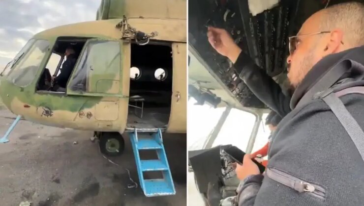 Suriyeli muhalifler, Esad’dan ele geçirdikleri helikopterleri görüntü izleyerek öğreniyor