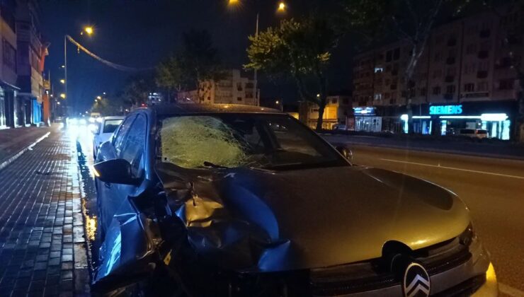 Bursa’da yayaya çarpıp kaçan alkollü şoför polis tarafından yakalandı